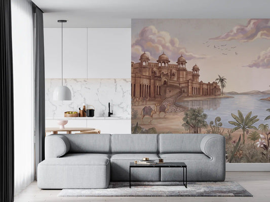 Palace by the Lake Wall Mural