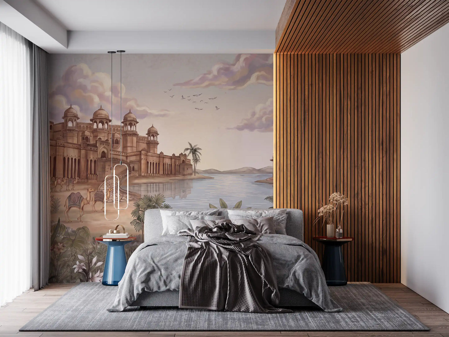 Palace by the Lake Wall Mural