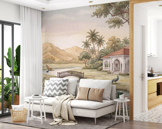 Whispering Garden Estate Wall Mural