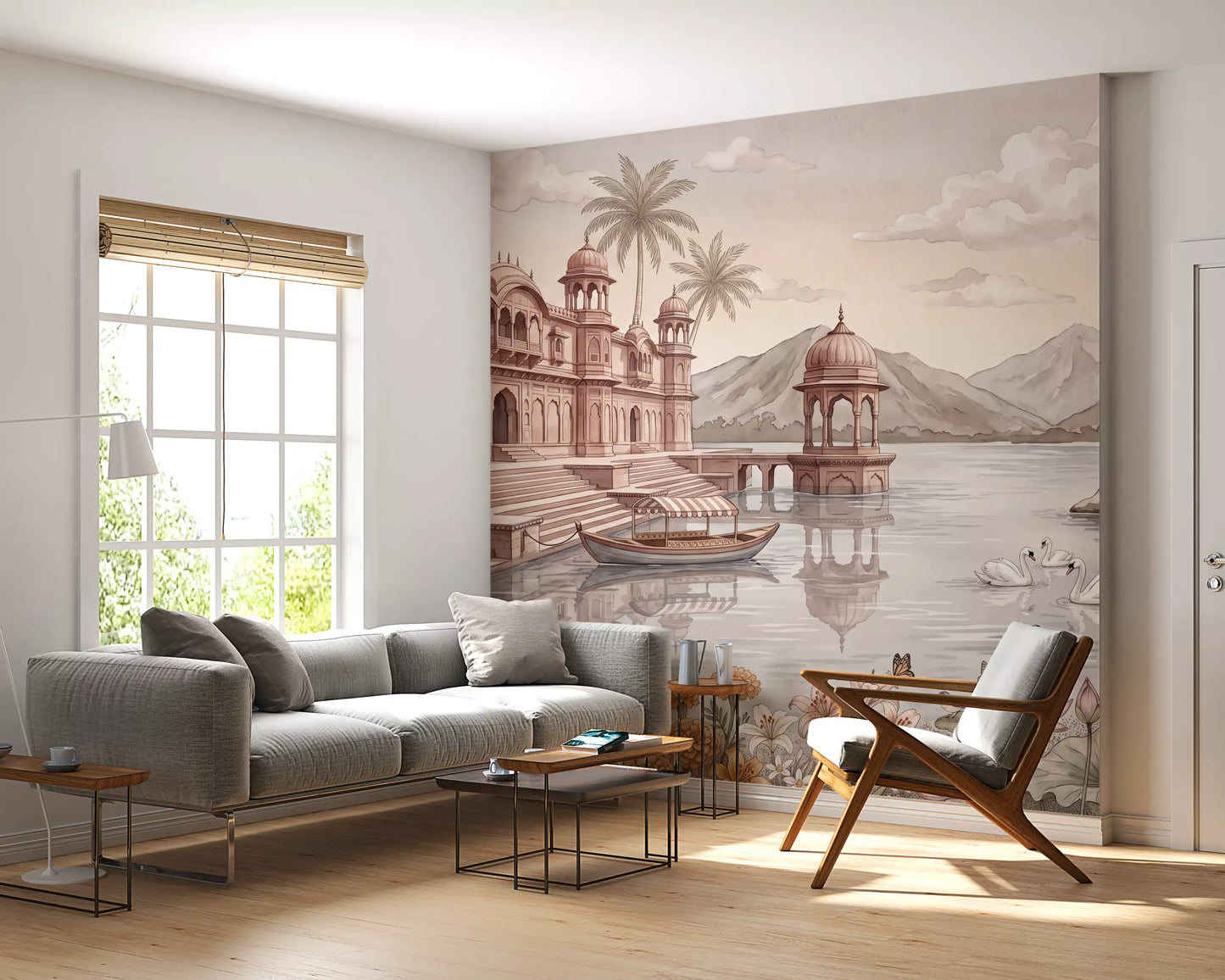 The Swan Lake Palace Wall Mural