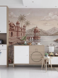 The Swan Lake Palace Wall Mural