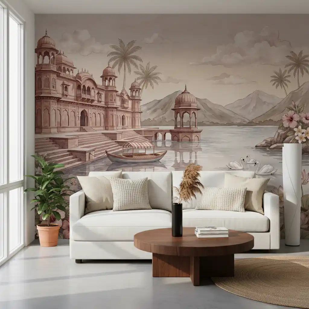 The Swan Lake Palace Wall Mural