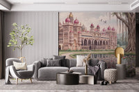 The Maharaja’s Lotus Garden Wall Mural