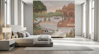 The Royal Lotus Pavilion Wall Mural