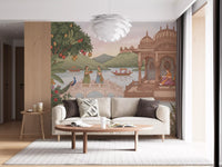 The Royal Lotus Pavilion Wall Mural