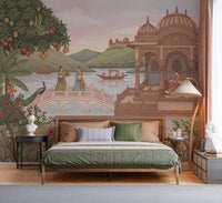 The Royal Lotus Pavilion Wall Mural