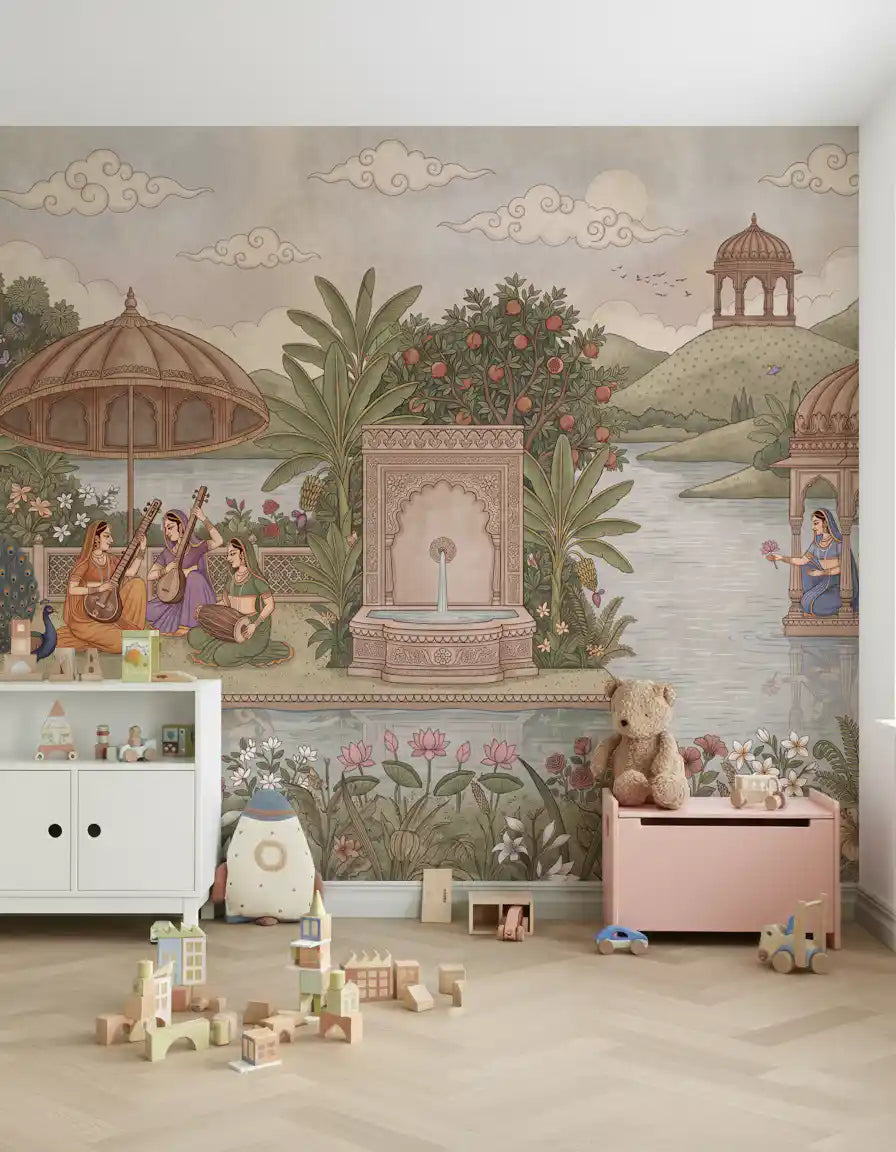 The Enchanted Garden of Raag Wall Mural