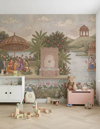 The Enchanted Garden of Raag Wall Mural