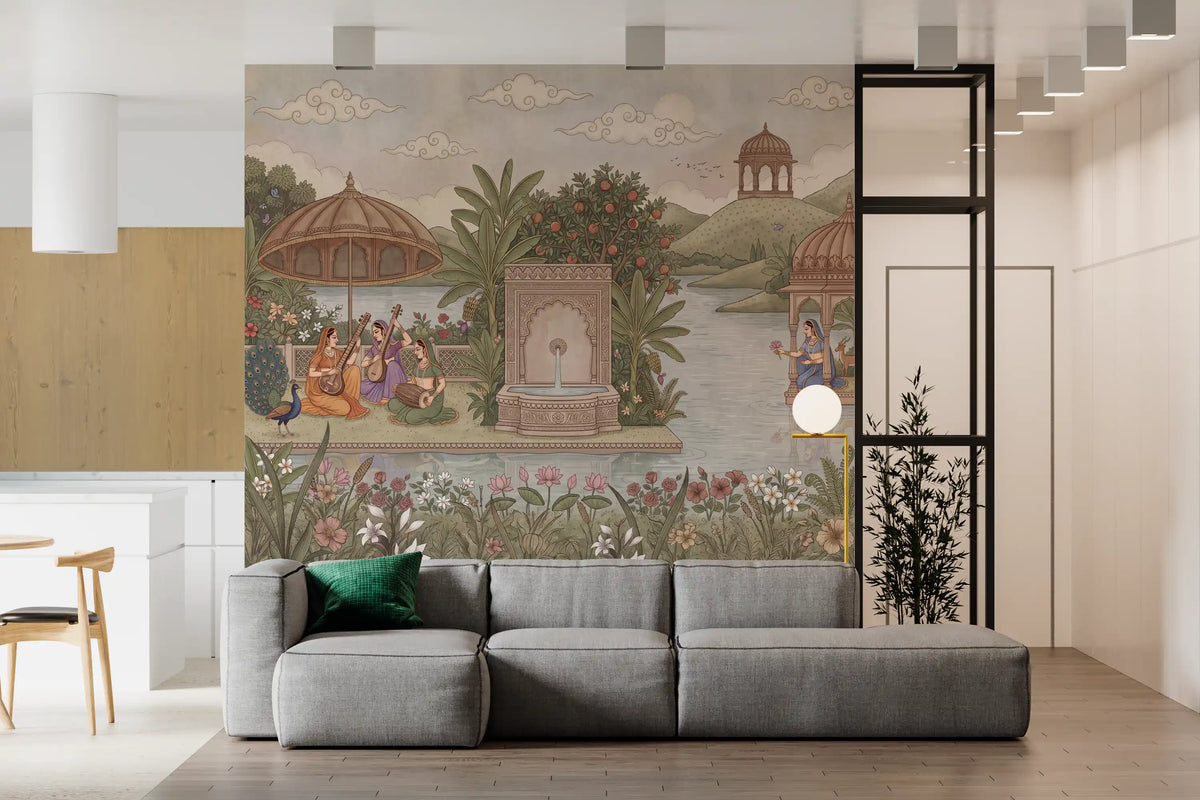 The Enchanted Garden of Raag Wall Mural