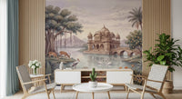 The Enchanted Lake Palace Wall Mural