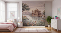 The Enchanted Lake Palace Wall Mural