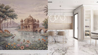 The Enchanted Lake Palace Wall Mural