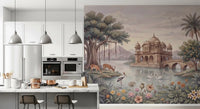 The Enchanted Lake Palace Wall Mural