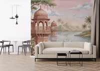 The Swan Lake Pavilion Wall Mural
