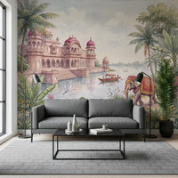 The Maharaja’s Elephant Garden  Wall Mural