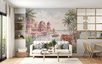 The Maharaja’s Elephant Garden  Wall Mural