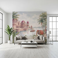 The Maharaja’s Elephant Garden  Wall Mural