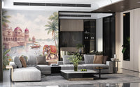 The Maharaja’s Elephant Garden  Wall Mural