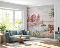 The Maharaja’s Elephant Garden  Wall Mural