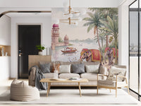 The Maharaja’s Elephant Garden  Wall Mural