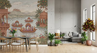 Pichwai Lake Reverie Wall Mural