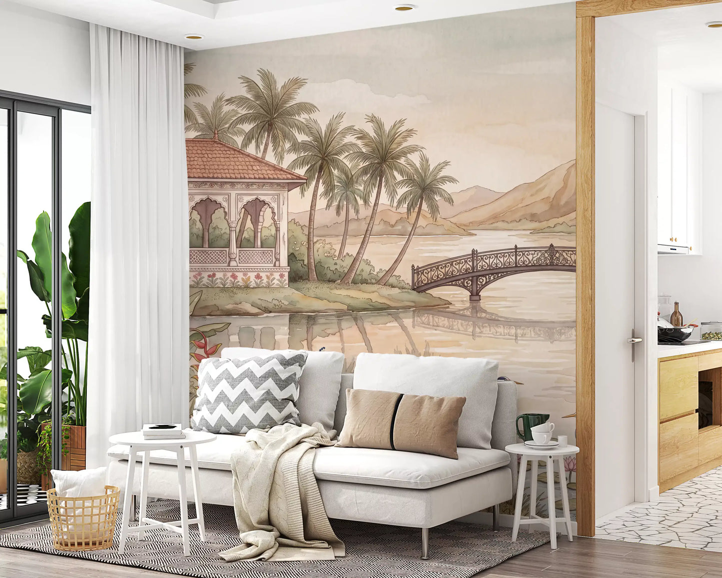 Jheel Kinara Wall Mural