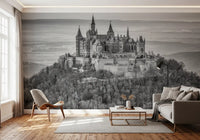 Hohenzollern Fortress Silhouette Wall Mural