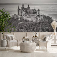 Hohenzollern Fortress Silhouette Wall Mural