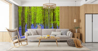 Verdant Spring Woodland Walkway Wall Mural