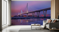 Twilight Firth of Forth Bridge Panorama Wall Mural
