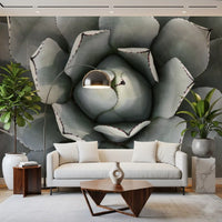 Desert Succulent Symmetry Wall Mural