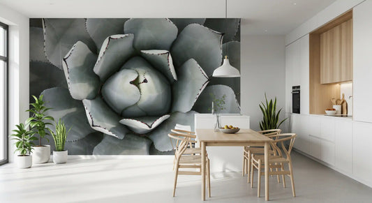 Desert Succulent Symmetry Wall Mural