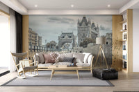 Gothic Stone Bridge Heritage View Wall Mural
