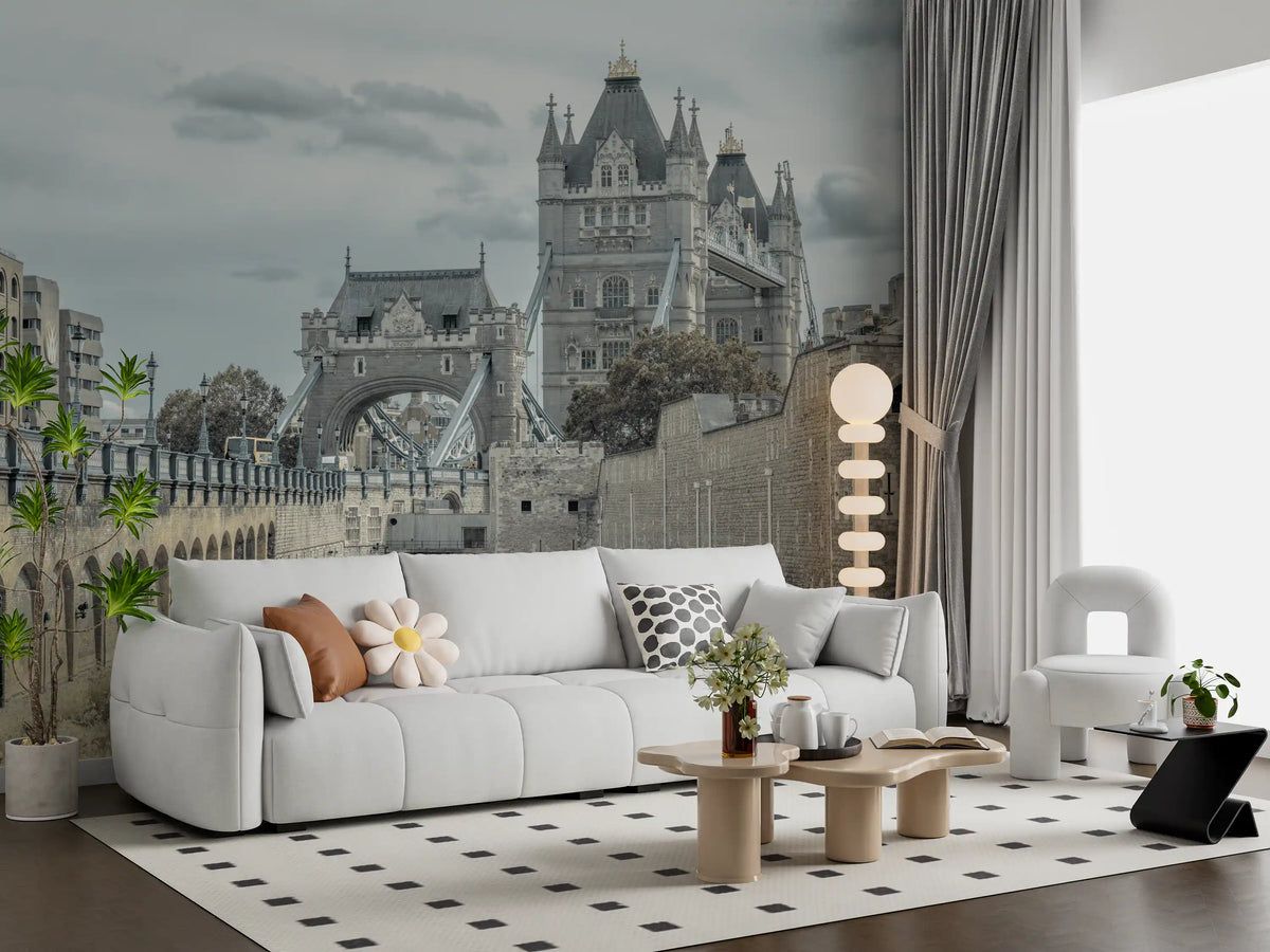 Gothic Stone Bridge Heritage View Wall Mural