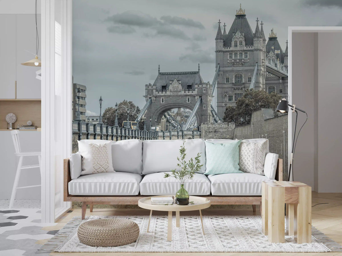 Gothic Stone Bridge Heritage View Wall Mural