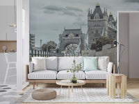 Gothic Stone Bridge Heritage View Wall Mural