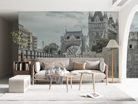Gothic Stone Bridge Heritage View Wall Mural