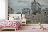 Gothic Stone Bridge Heritage View Wall Mural