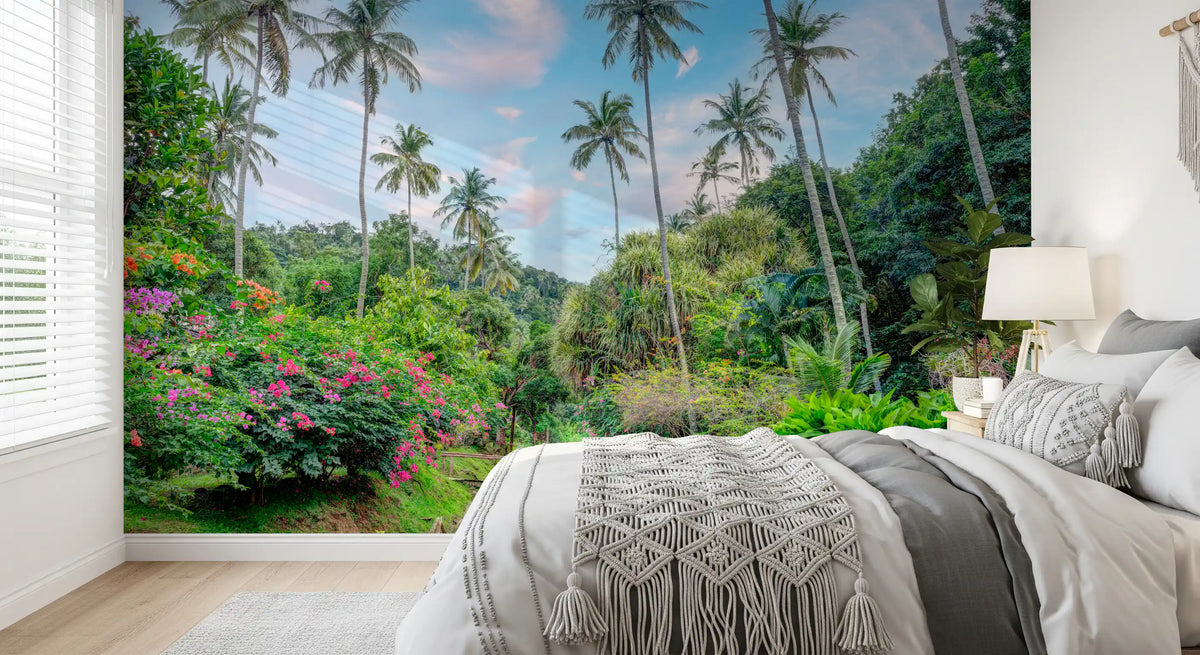 Sun-Drenched Garden Trail Wall Mural