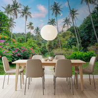 Sun-Drenched Garden Trail Wall Mural