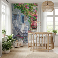 Mediterranean Courtyard Retreat Wall Mural