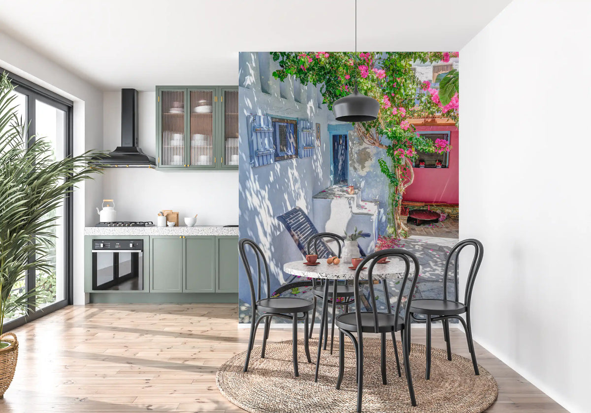 Mediterranean Courtyard Retreat Wall Mural