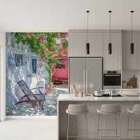 Mediterranean Courtyard Retreat Wall Mural