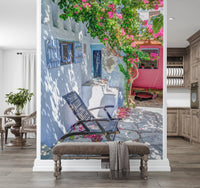 Mediterranean Courtyard Retreat Wall Mural