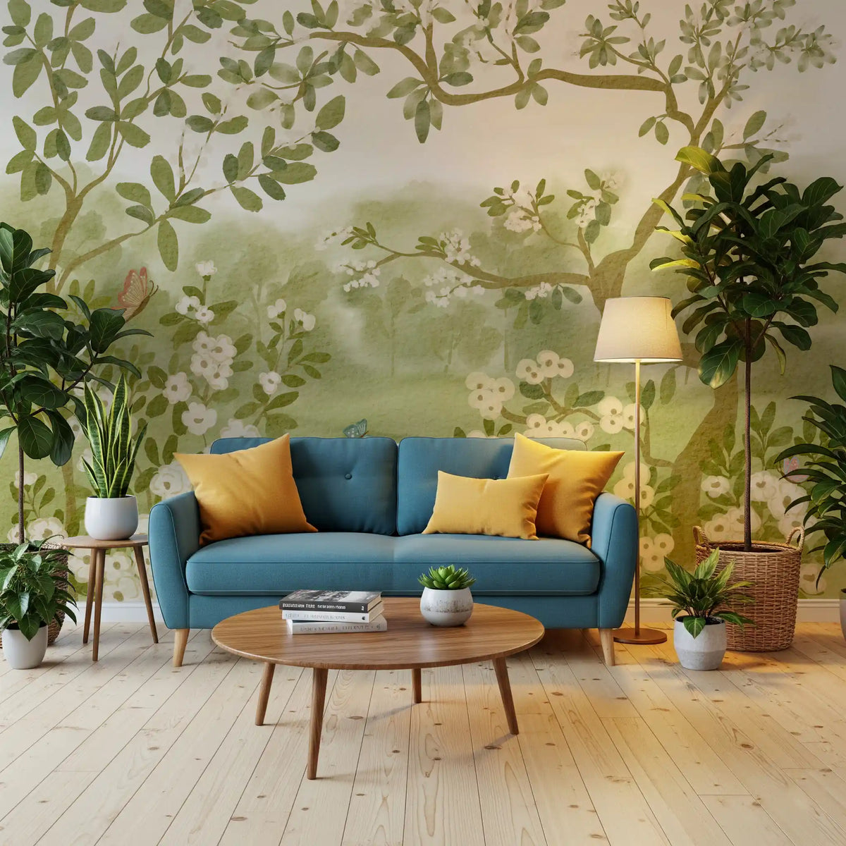 Dreamy Meadow Floral Mural Wall Mural