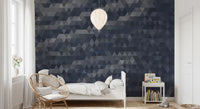Slate Triangulated Abstract Texture Wall Mural