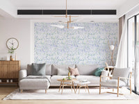 Ethereal Blue and Green Watercolor Wash Wallpaper⁠