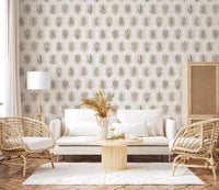 Vintage Botanical Herb Collection Wallpaper⁠