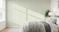 Sage Green Hand-Drawn Vertical Stripes Wallpaper⁠