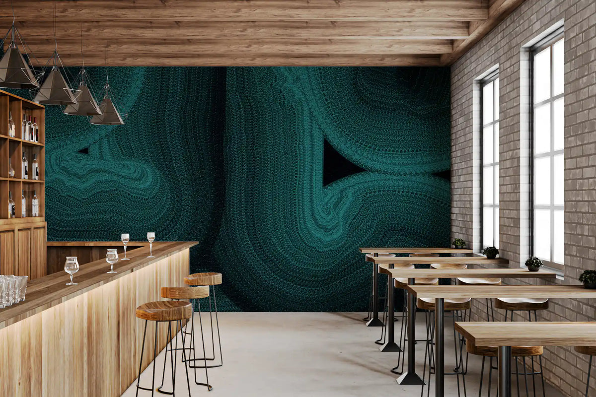 Deep Ocean Swirls Wall Mural